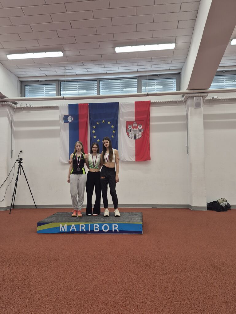 Atletinje AK Žalec z medaljo in odličnimi nastopi naslovna slika
